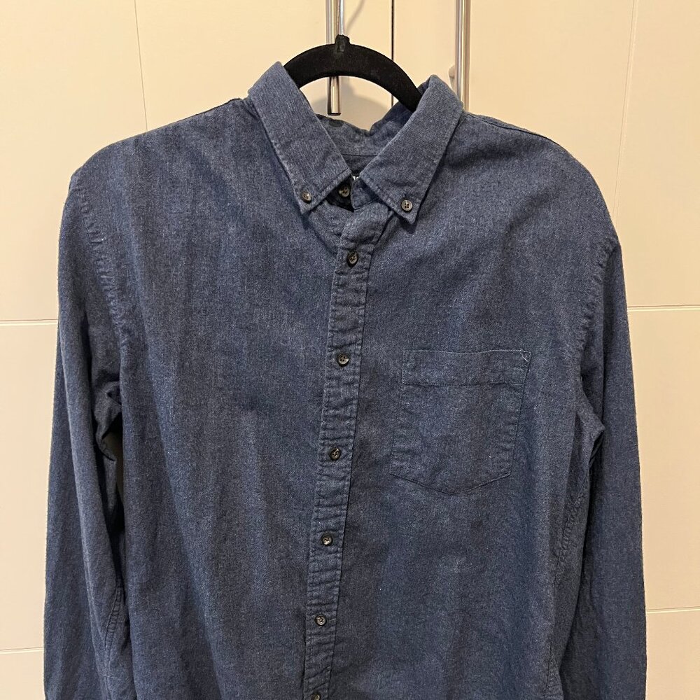 Uniqlo Shirt  - Navy blue  -  Size:L